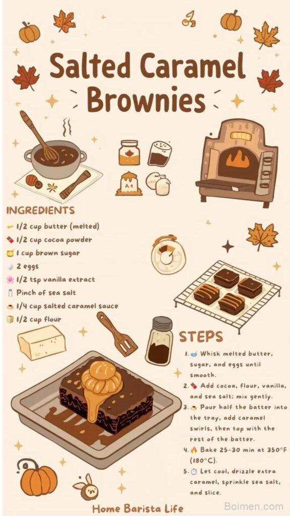 salted caramel brownies recipe