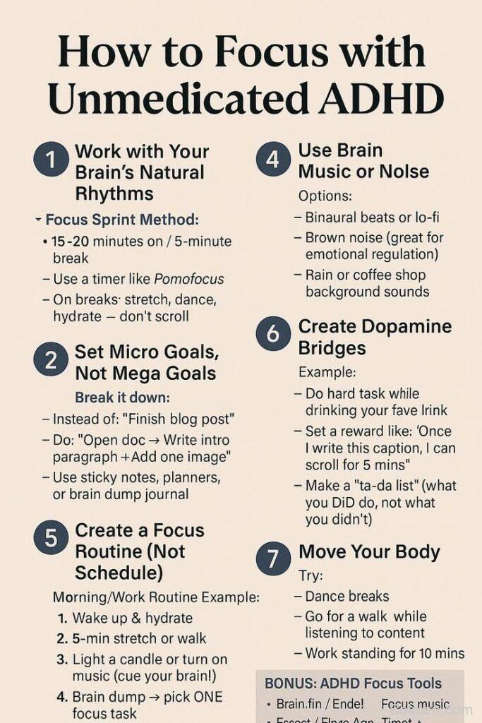 focus tools for adhd