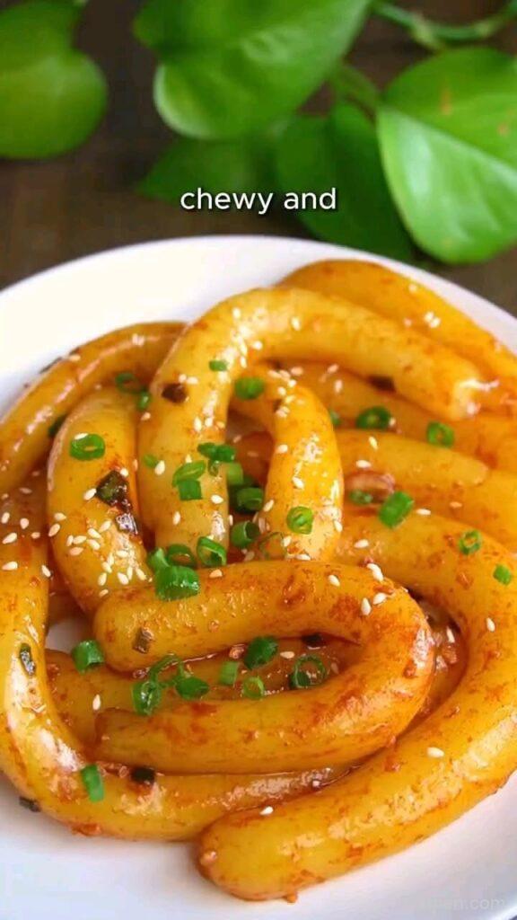 spicy potato noodles recipe