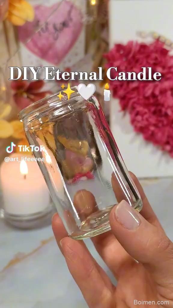 diy eternal candle