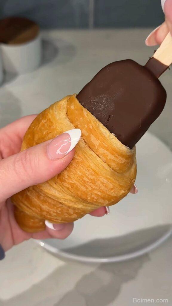 viral croissant ice cream bars