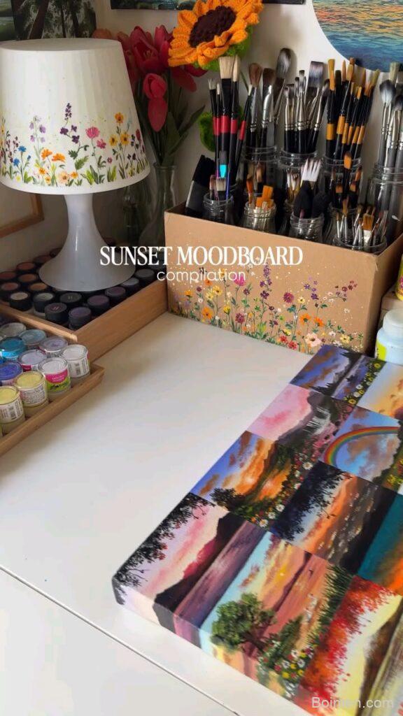 sunset moodboard ideas